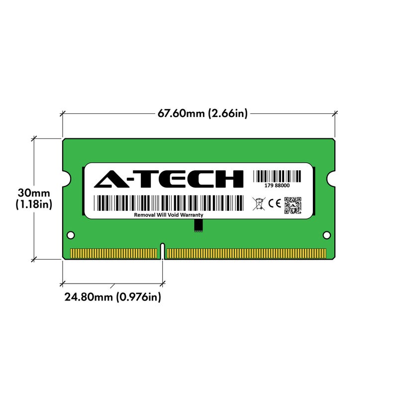 A-TECH بديل ذاكرة A-Tech 4GB RAM لـ Synology RAM1600DDR3-4G | DDR3/DDR3L 1600MHz PC3L-12800 SODIMM 1Rx8 1.35V 204-Pin Non-ECC SO-DIMM لترقية الذاكرة لـ NAS DiskStation و RackStation - Image 4